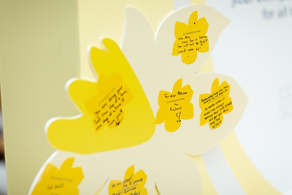 Collins Square messages of hope